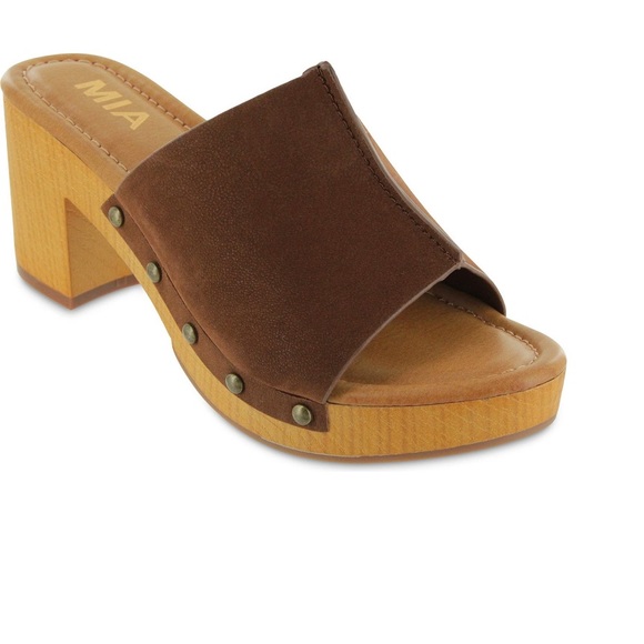 NEW! MIA Merel Studded Block Heel